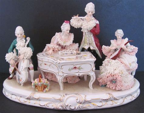 musical porcelain figurines